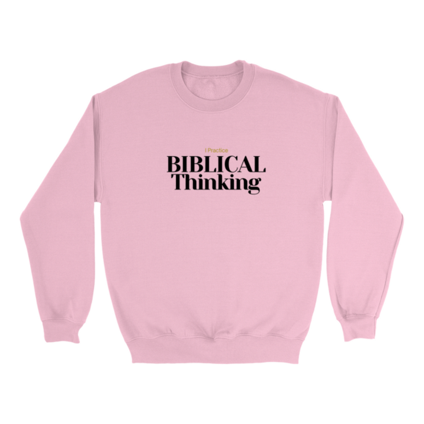 Biblical Thinking Christian Sweatshirt - Image 3