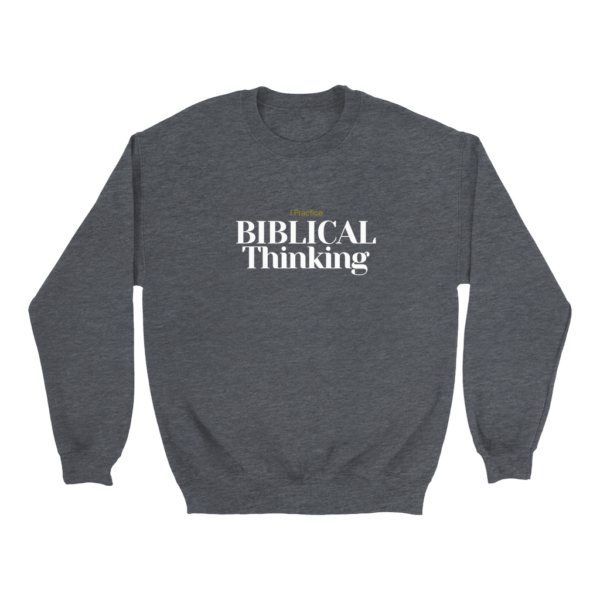 Biblical Thinking Christian Sweatshirt - Image 2